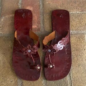 Nicaraguan Handmade Sandals Size 11
